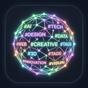 3D动态彩色标签云