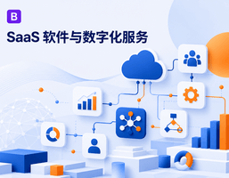 Bootstrap 软件、SaaS 与数字化服务企业官网主题